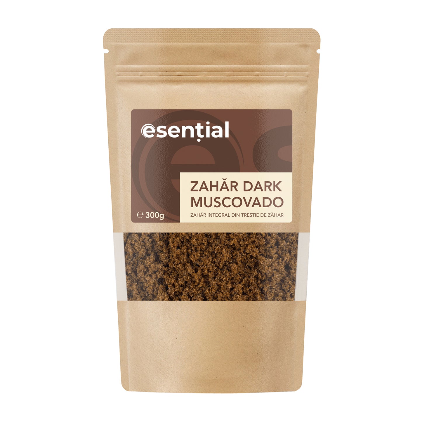 Zahăr dark Muscovado, 300g Esential