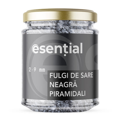 Fulgi de sare neagră piramidali 2 - 9 mm, 90g Esential