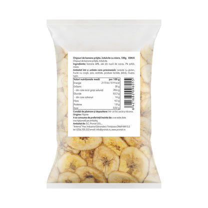 Chipsuri de banane cu miere 100g Esential