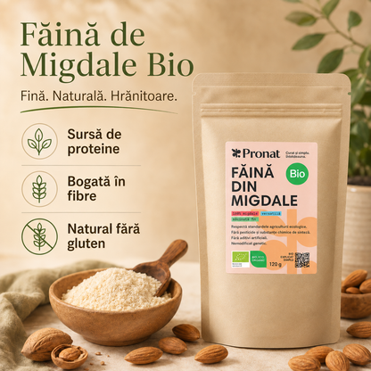 Faina de migdale bio, Pronat