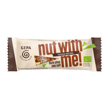 Baton bio și fairtrade din alune și nuci cu ciocolată neagră și sare de mare, 40g Gepa