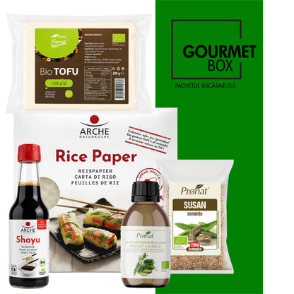 Gourmet Box - Pachețele Fresh de Vară cu Legume, Tofu si Sos de Susan