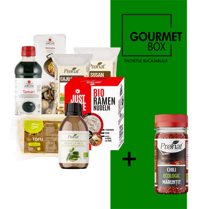 Gourmet Box  - Ramen Bio rapid cu Tofu si Ciuperci Shiitake