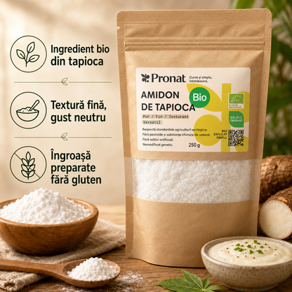 Amidon pudra de tapioca bio, Pronat