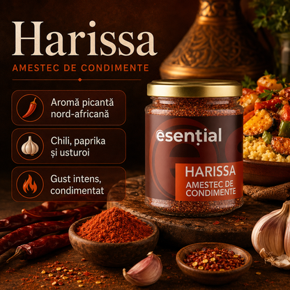 Harissa, Amestec de condimente, 90g Esential