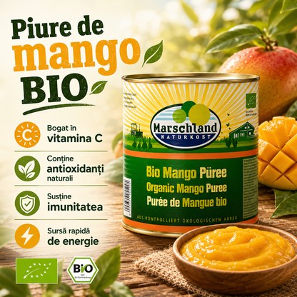 Piure bio de mango, 2650ml, Marschland Naturkost