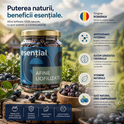 Afine liofilizate, 20g Esential