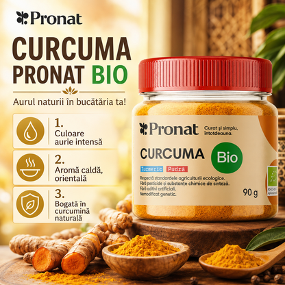 Curcuma bio , 90g Pronat