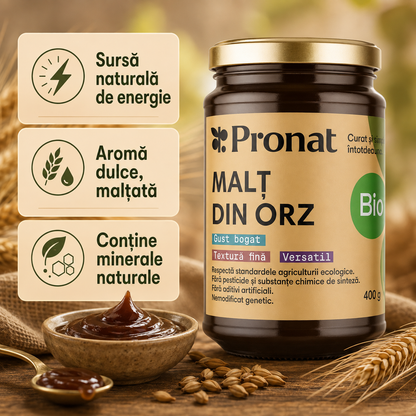 Malt din orz bio 400g Pronat