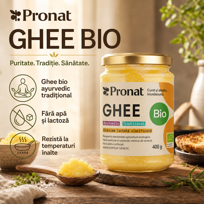 Unt ghee bio 500ml, 400g Pronat