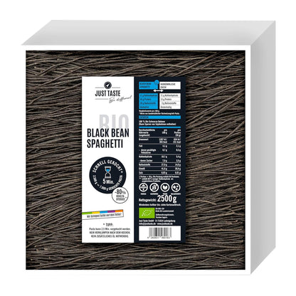 Paste bio din fasole neagră, 2500g Just Taste