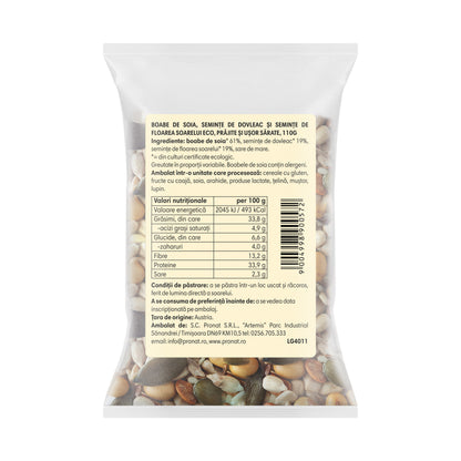 Mix seminte crocante bio, 110g Pronat