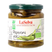 Peperoni dulci bio în oțet, 270g LaSelva