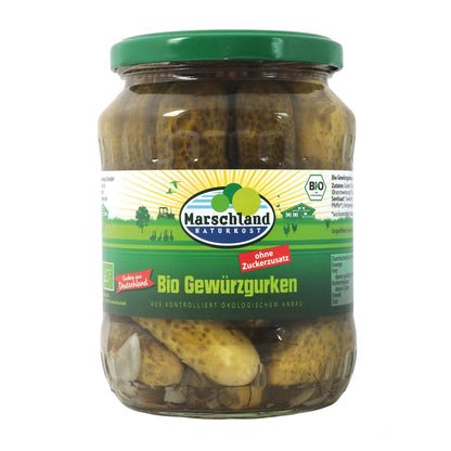 Castraveti bio cu chilli, 530g Marschland Naturkost