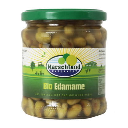 Boabe de soia verzi (Edamame) bio, 330g, Marschland Naturkost