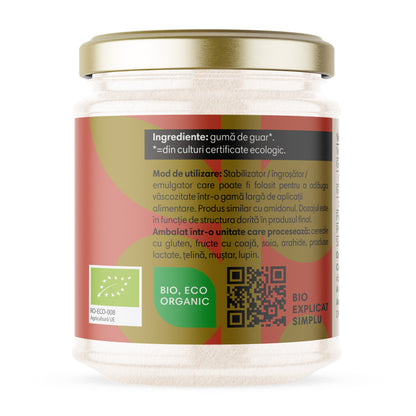 Guma de guar bio, 100g Pronat