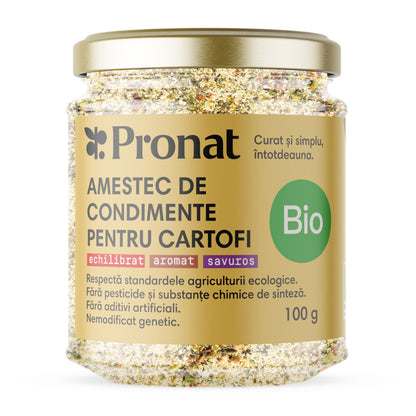 Amestec de condimente bio pentru cartofi, 100g Pronat