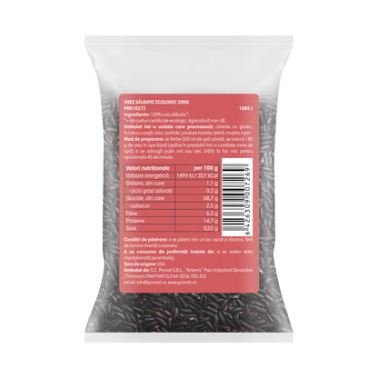 Orez salbatic bio 200g Pronat
