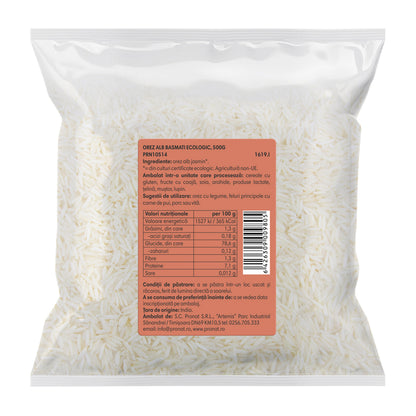 Orez alb basmati bio, 500g Pronat