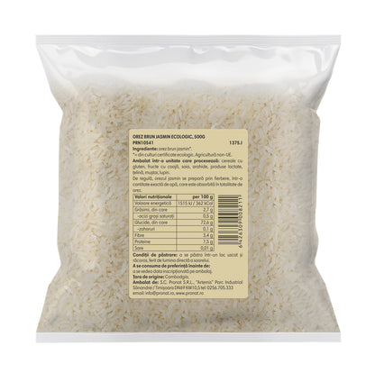 Orez Jasmin integral, bio, 500g Pronat