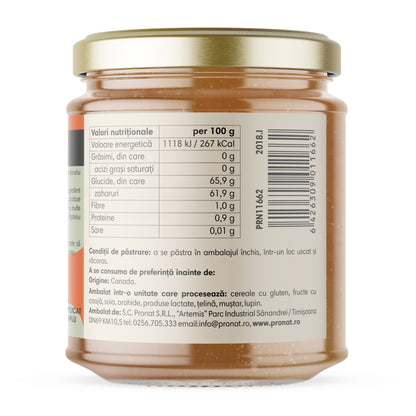 Sirop bio de artar, clasa A, 300g Pronat