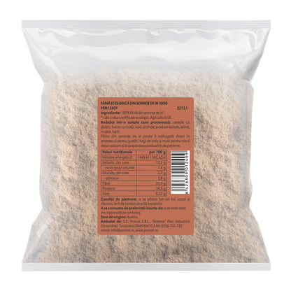Faina bio din seminte de in, 300g Pronat