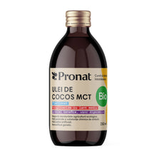 Ulei de cocos MCT bio 250ml Pronat