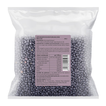 Linte neagra bio (beluga), 350g Pronat