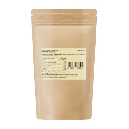 Seminte de mac bio, 250g Pronat