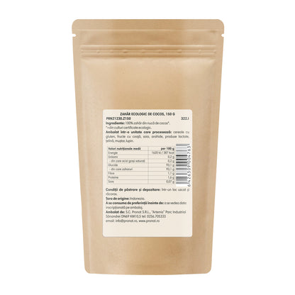 Zahar de cocos bio, 150g Pronat