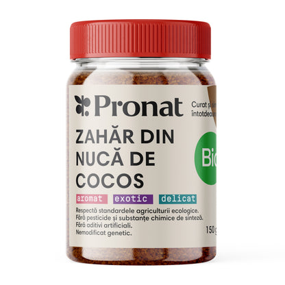 Zahar de cocos bio, 150g Pronat