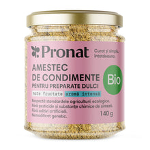 Amestec de condimente bio pentru preparate dulci, 140g Pronat