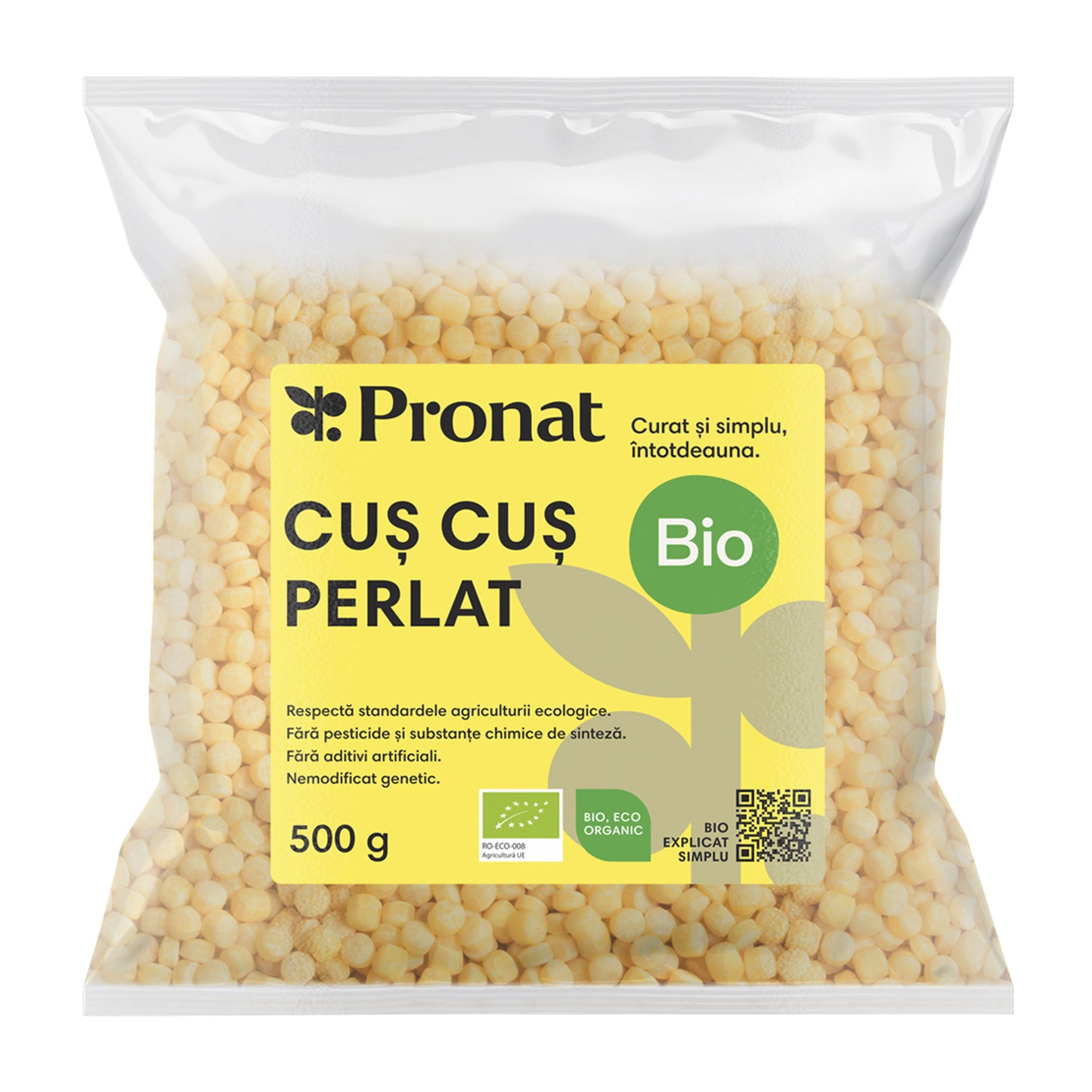 Cus cus perlat bio, 500g Pronat