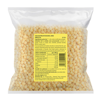 Cus cus perlat bio, 500g Pronat