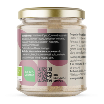 Amestec de mirodenii bio pentru turta dulce, 130g Pronat