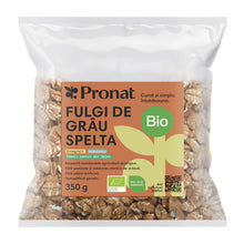 Fulgi bio de grâu spelta, 350g Pronat