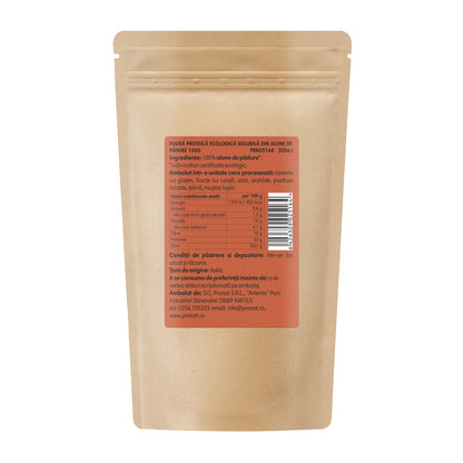 Pudră proteică solubilă bio din alune de pădure, 150g Pronat