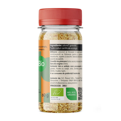 Usturoi uscat granulat fin bio, 60g Pronat