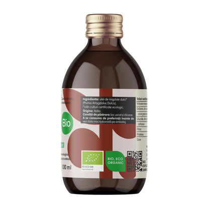 Ulei bio de migdale dulci presat la rece, 100ml Pronat