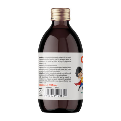 Nectar bio de mere cu catină, 250ml CătiBun Junior