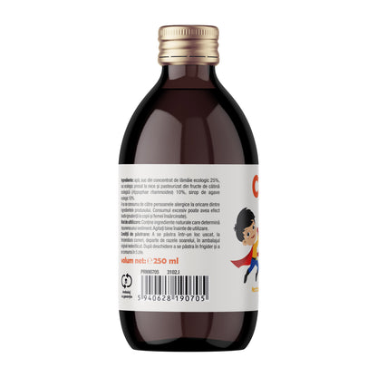Nectar bio de lămâie cu catină, 250ml CătiBun Junior