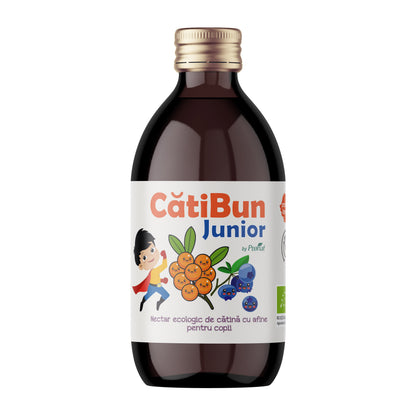 Nectar bio de catină cu afine, 250ml CătiBun Junior