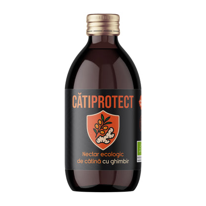 Nectar bio de catină cu ghimbir, 250ml CătiProtect