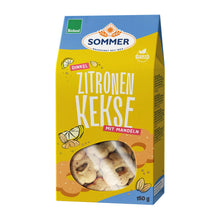Biscuiți bio din grâu spelta cu lămâie și migdale, 150g Sommer