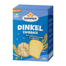 Pâine crocantă din grâu spelta bio și demeter, neîndulcită, 200g Sommer