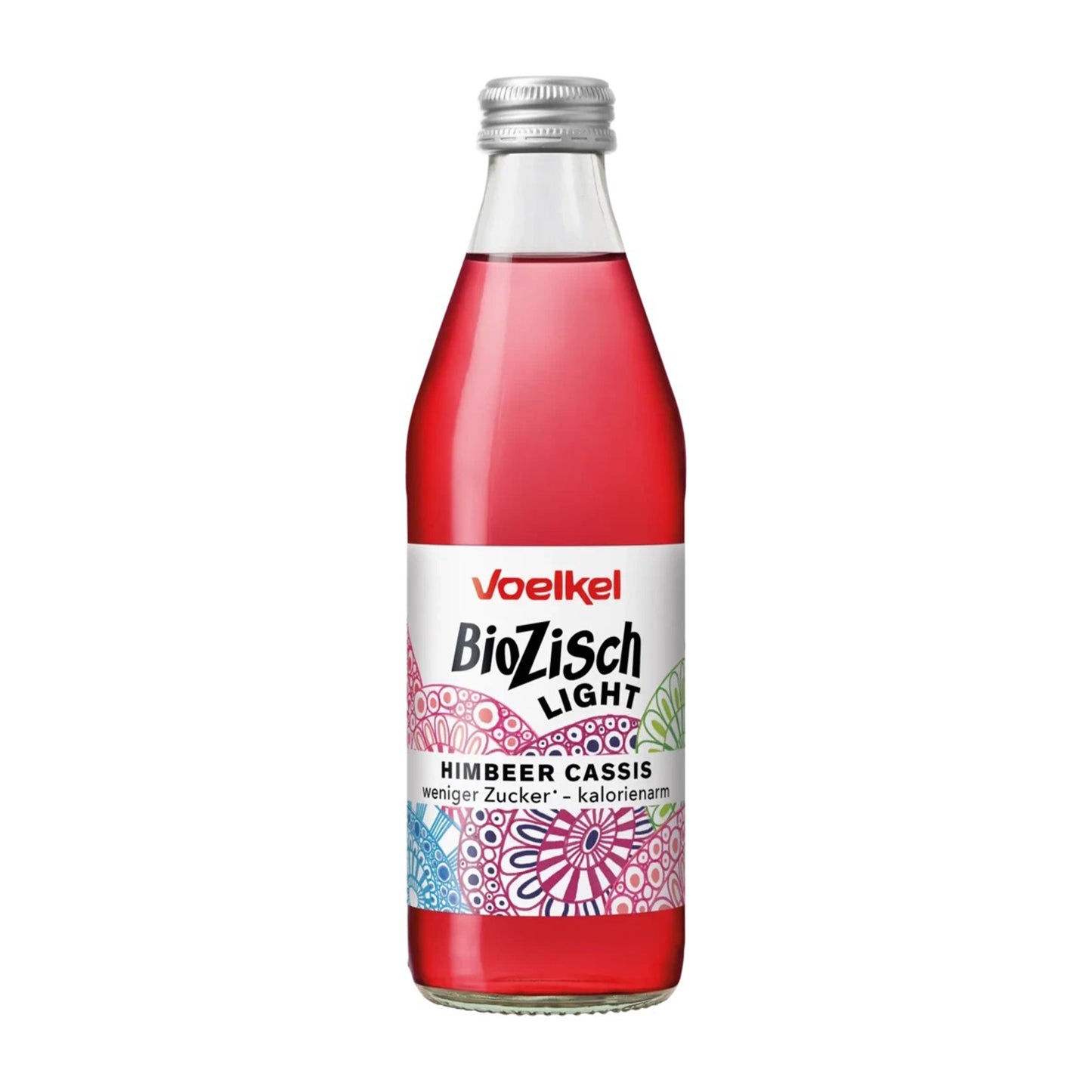 Băutură răcoritoare bio light cu zmeură și coacăze negre, 330ml Voelkel