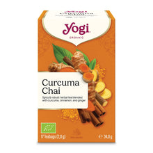 Ceai bio cu Turmeric (curcuma), 17 pliculete 34g Yogi Tea