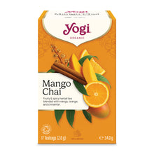 Ceai bio Mango Chai, 17 pliculete a 2,0g / 34,0g Yogi Tea