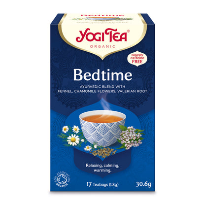 Pachet 1x Ceai Bio Calmant, 17 pliculețe X 1,8g (30,6g) + 1x Ceai Bio de seară, 17 pliculețe 30.6 g Yogi Tea
