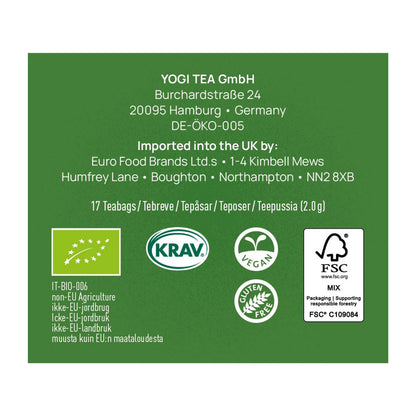 Ceai bio Tulsi Relax 17 pliculete a 2.0g (34.0g) Yogi Tea